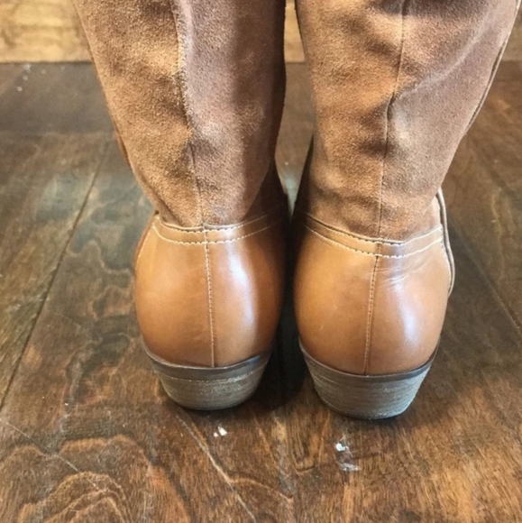 Soft walk suede/leather boots, size 7 - Picture 4 of 6